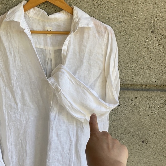 Gap Linen Long Sleeve Top - Picture 6 of 12